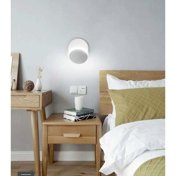Indoor Wall Lights White Led Lamp 5W Modern Warm Creative 2 1 Iron Sconce (White) Wall Fixtures