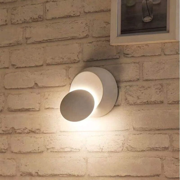 Indoor Wall Lights White Led Lamp 5W Modern Warm Creative 2 1 Iron Sconce (White) Wall Fixtures