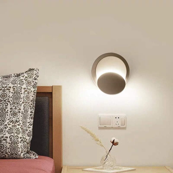 Indoor Wall Lights White Led Lamp 5W Modern Warm Creative 2 1 Iron Sconce (White) Wall Fixtures