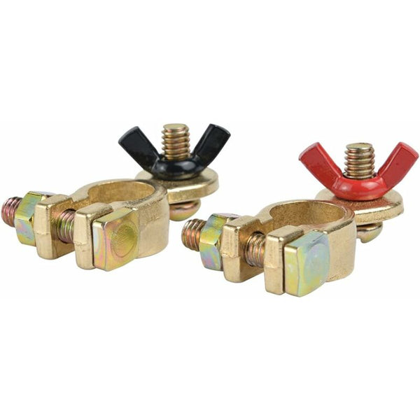 12V/24V Battery Terminal Terminals Connectors With Wing Nut(1 Pair) Battery Testers