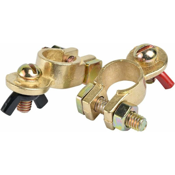 12V/24V Battery Terminal Terminals Connectors With Wing Nut(1 Pair) Battery Testers