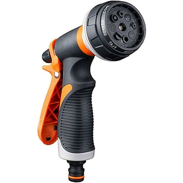 Garden Hose Nozzle 8 Watering Modes Multifunctional Sprayer Comfort Plastic Gun Ideal Car Wash Lawn Spray Guns Hose Nozzles & Wands