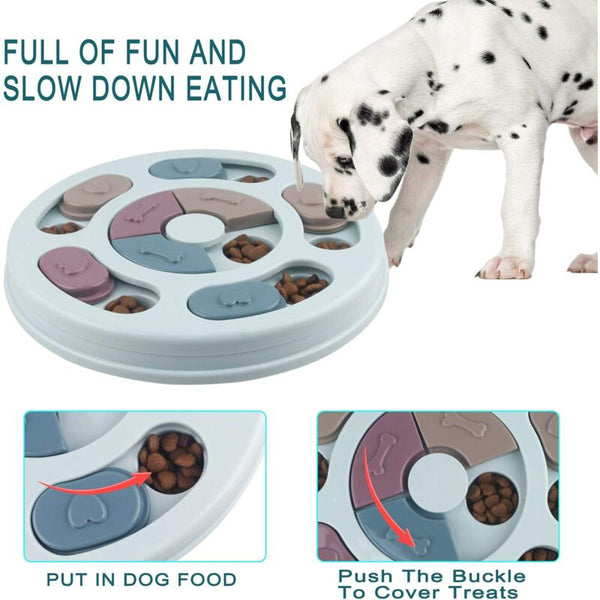 Smart Slow Down Eating Non Slip Intelligence Puzzle For Dogs Puppy And Cats Dog Toys