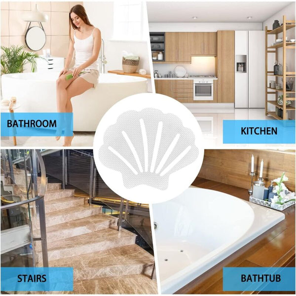 20 Pcs Non Slip Shower Stickers Anti Safety Bathtub Strips For Showers Adhesive Non Slip Appliqués & Mats