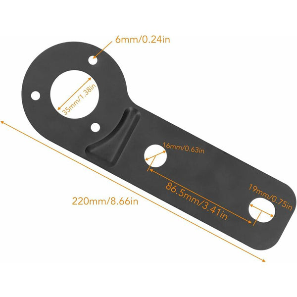 Trailer Socket Bracket 7 Pin Wire Connector For Heavy Duty Mounting Plate Tow Bar Replacement Power Tow Bars & Winches