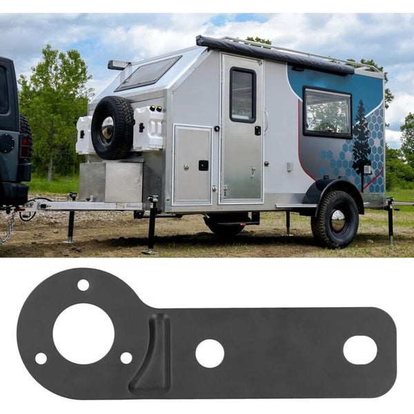 Trailer Socket Bracket 7 Pin Wire Connector For Heavy Duty Mounting Plate Tow Bar Replacement Power Tow Bars & Winches