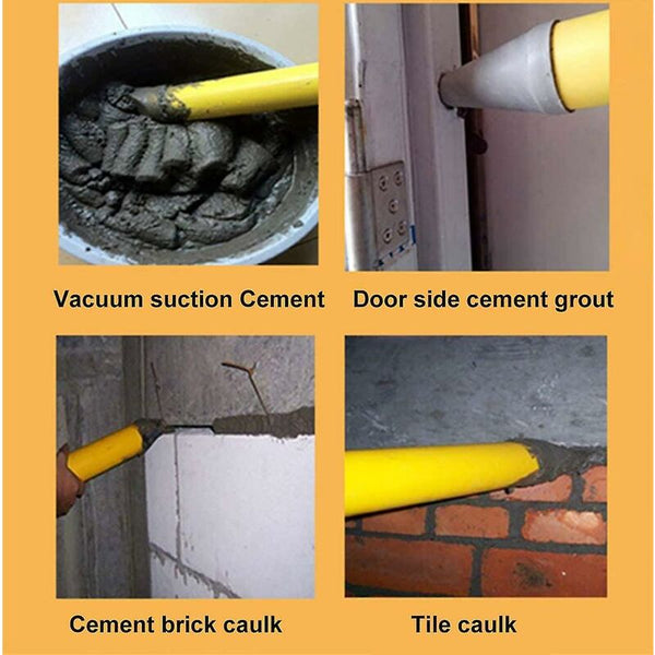 Cement Grout Gun Mortar Joint Manual Pump With 4 Nozzles Accessories Other Hand Tools