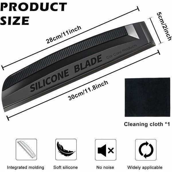 Car Silicone Squeegee Scraper For Car: Squeegees Window Wiper Body And Squeegees & Window Cleaning