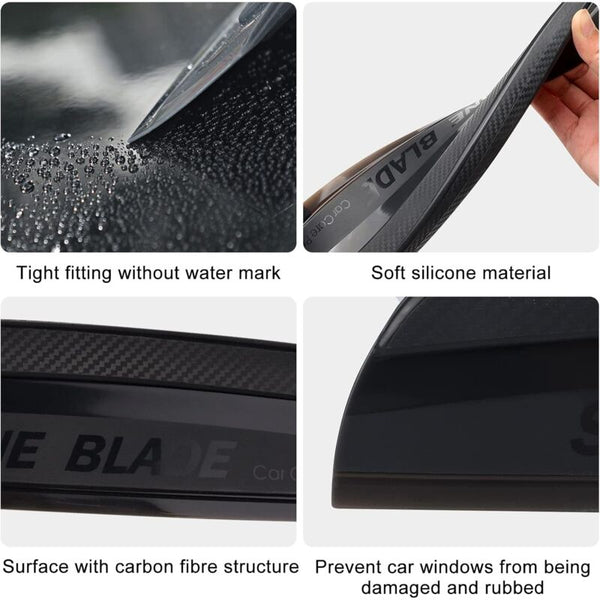 Car Silicone Squeegee Scraper For Car: Squeegees Window Wiper Body And Squeegees & Window Cleaning