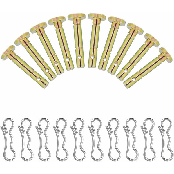 10 Pcs Shear Pins Replacement Cotter For Spare Parts Snow Blower Lawn Mower Parts