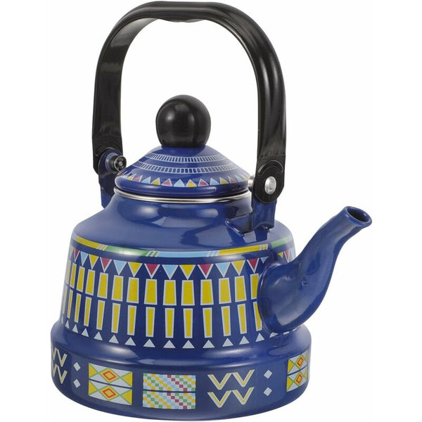 Enamel Water Kettle 1.1L Teapots Vintage Stovetop Large Capacity Coffee Pots Boiling For Home Kettles