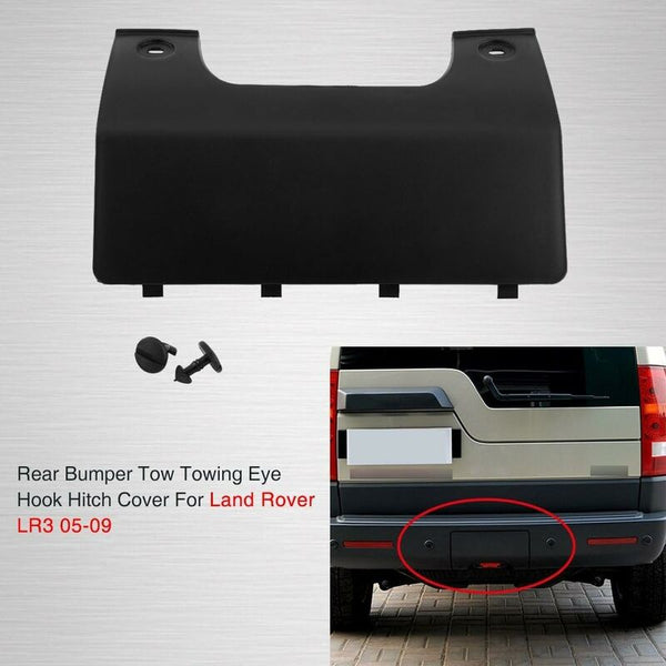Tow Hook Cover Rear Trailer Tractor Eye Cab For Bumper Car Lr3 05 09 Lr4 10 12 Dpo 500011Pcl Tow Bars & Winches