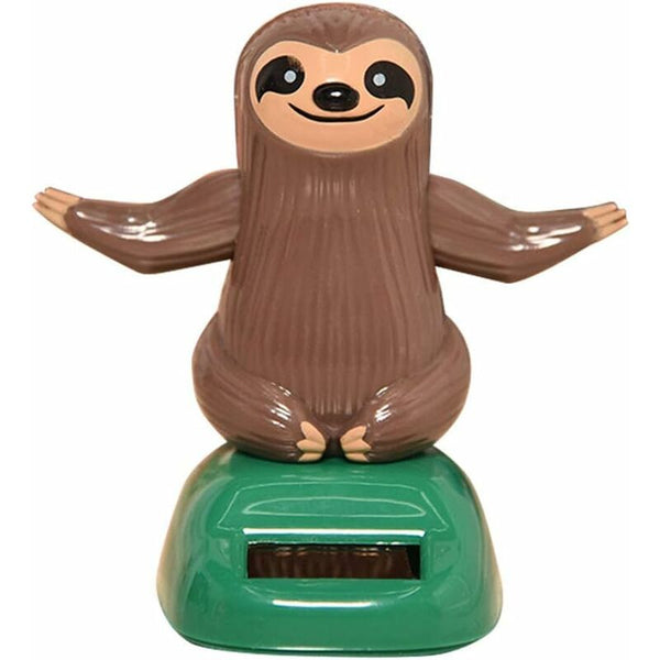 Cute Cartoon Sloth Swing Solar Dashboard Interior Decor Ornament Gift Novelty Desk Toy Durable And Other Car Interior