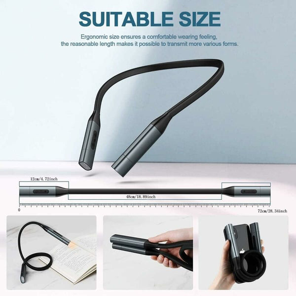 Reading Light Usb Rechargeable Eye Care Night Hug 3 Brightness Modes 360A Flexible Book In Bed Reading Lights