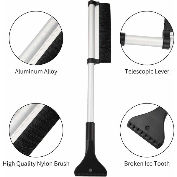 2 In 1 Ice Scraper Snow Brush Broom For Car Truck Windshield Ice Scrapers & Snow Brushes