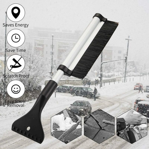2 In 1 Ice Scraper Snow Brush Broom For Car Truck Windshield Ice Scrapers & Snow Brushes