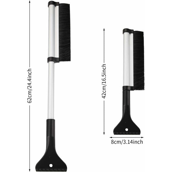 2 In 1 Ice Scraper Snow Brush Broom For Car Truck Windshield Ice Scrapers & Snow Brushes
