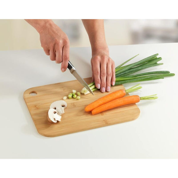 Bamboo Cutting Board M Kitchen With Grip Hole Blade Friendly 30 X 0.8 20 Cm Brown Cutting Boards