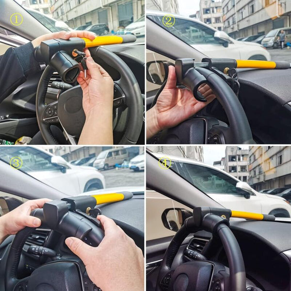 Universal Vehicle Security Steering Wheel Lock Car Anti Theft Protection Steering Wheels