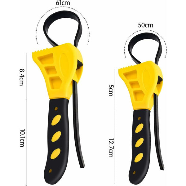 Cla A Sangle Raglable Pour Filtre 2 Clas 6/8" De Multifonctional Poignae Outil Retrait Strap Wrenches
