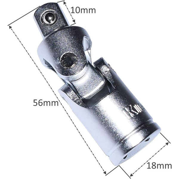 3/8 Drive Universal Joint For Ratchet Wrench Sockets Right Angle Adapter C2181 Ratchet Wrenches