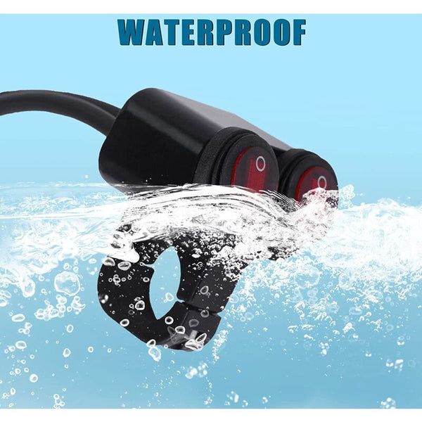 12V Waterproof Motorcycle Atv Bike 22Mm 7/8 Inch Handlebar Dual Control Kill Button Headlight Switch Hazard Brake Fog Other Motorcycle Accessories