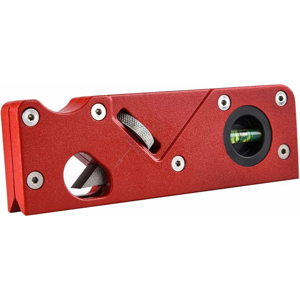 Lightweight Wood Hand Planer Manual Adjustable Chamfer For Smoothing Contours Red Other Woodworking Equipment