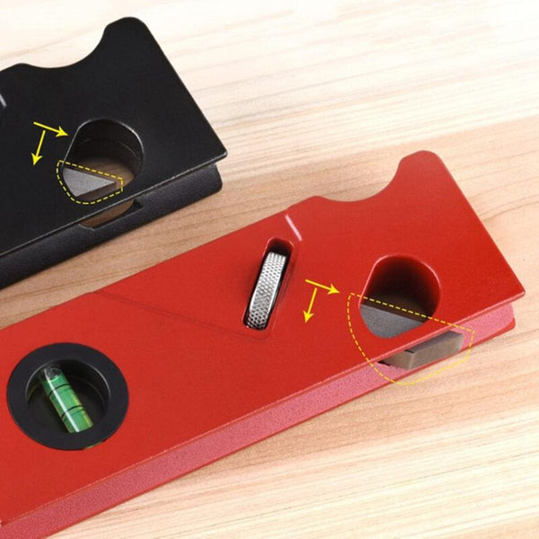 Lightweight Wood Hand Planer Manual Adjustable Chamfer For Smoothing Contours Red Other Woodworking Equipment