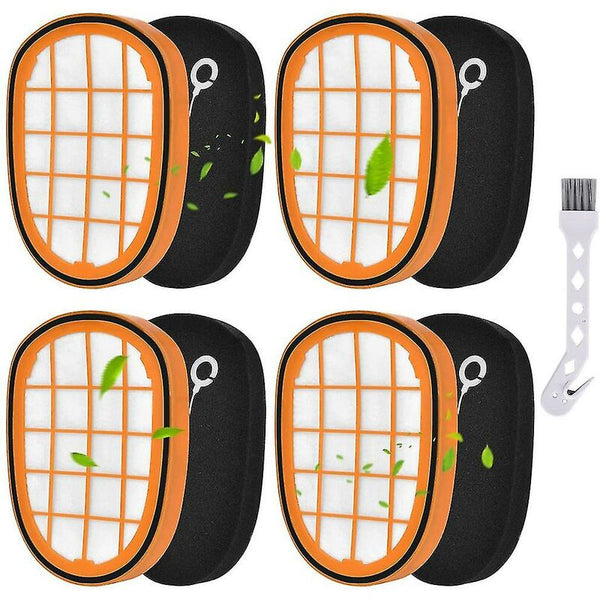 4 Pack Replacement Filters For Philips Speedpro Max Aqua Fc6812 Fc6813 Vacuum Cleaner Parts