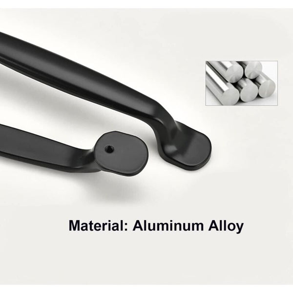 10X 96Mm Black Kitchen Cabinet Door Pulls Cupboard Drawer Bedroom Furniture Handle Cabinet Pulls