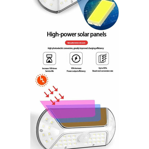 Solar Light Outdoor 40 Led Motion Sensor Waterproof Wireless Security Lights For Garage Yard Patio Security & Floodlights