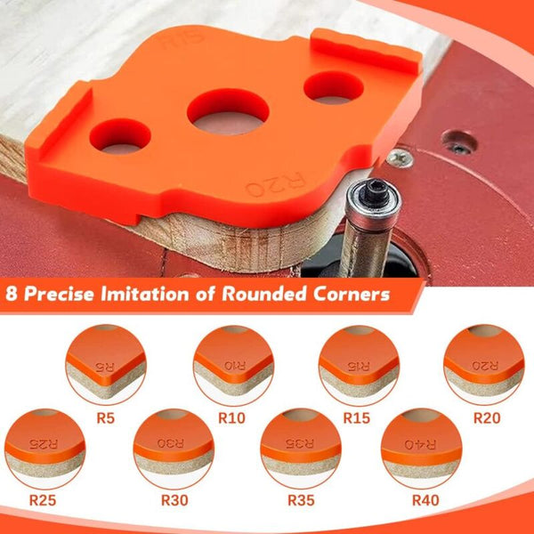 4 Pcs Alloy Radius Router Jig R5 R40 Woodworking On Table Corner Routing Accessories For Other Woodworking Equipment