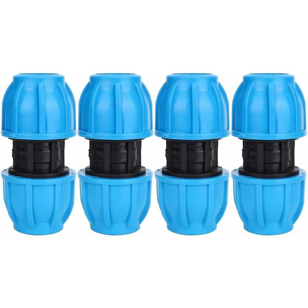 4 Pcs 25Mm To Pe Plastic Straight Water Pipe Fittings Pvc Ppr Connector Accessories Other Pipe Tools