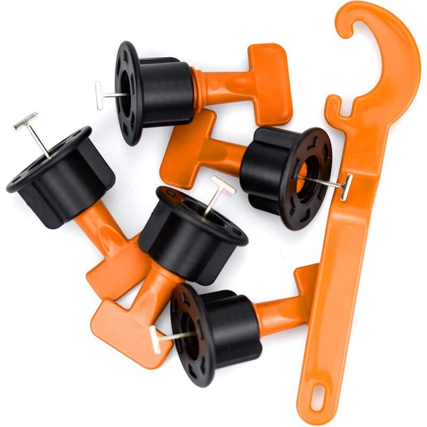 100 Pcs Tile Leveling System Reusable For Tiles Ceramic Wood Panels With 2 Special Tiling Accessories