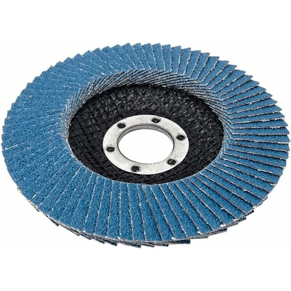 Compartment Discs A Blue 10 Pieces 125 Mm Grain 73 Stainless Steel Abrasive Flap Sanders