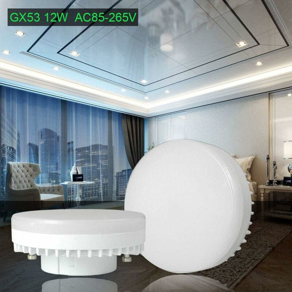 Dimmable Led Gx53 7W 85 265V Cabinet Light Die Cast Aluminum Wall 4 Pcs Cool White 6000K Light Bulbs