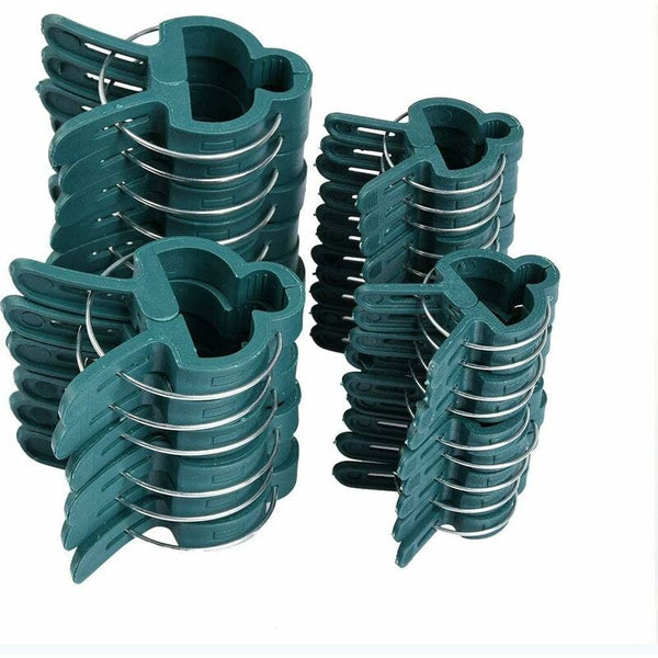 100 Pcs Plant Clips Spring Support For Tomatoes And Vine Vegetables Plant Ties & Supports
