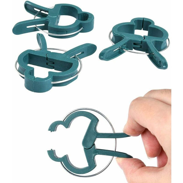 100 Pcs Plant Clips Spring Support For Tomatoes And Vine Vegetables Plant Ties & Supports