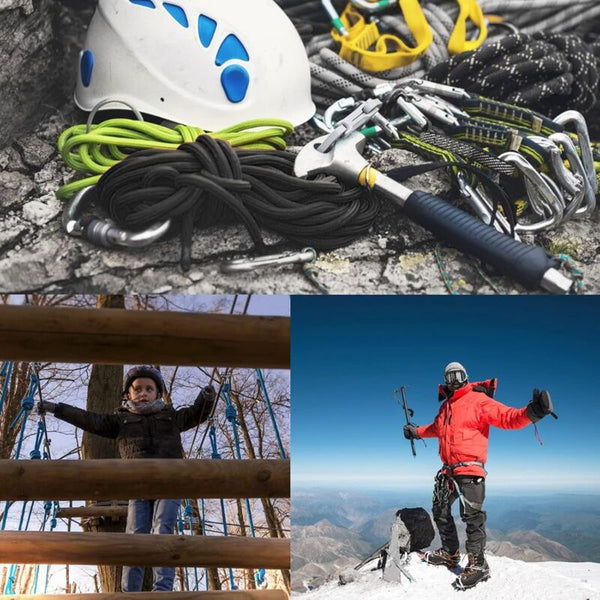 Stainless Steel Single Lifting Pulley With Rope For Camping & Hiking Other Tools