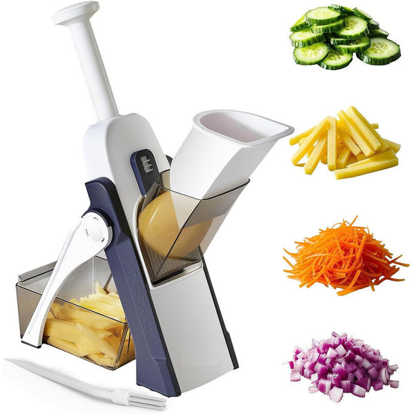 Kitchen Mandoline Safety Slicer Manual Multifunction All Vegetable Cutter Stainless Steel Blade Julienne Cubes Fcoupe Peelers & Slicers