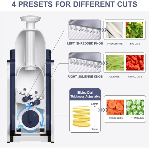 Kitchen Mandoline Safety Slicer Manual Multifunction All Vegetable Cutter Stainless Steel Blade Julienne Cubes Fcoupe Peelers & Slicers