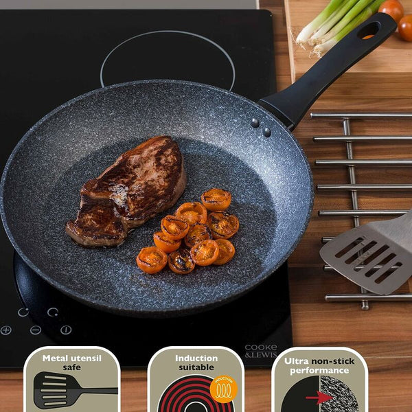 24 Cm Non Stick Frying Pan Forged Aluminum Durable Coating Pfoa Free Induction Dishwasher & Metal Frying & Grill Pans