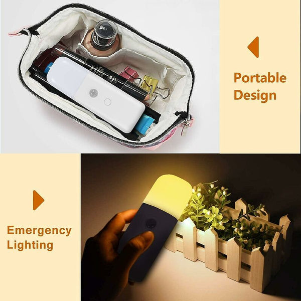 Kids Night Light Motion Sensor Lamp Adjustable Brightness Portable Rechargeable For Bedroom Room And Living Night Lights