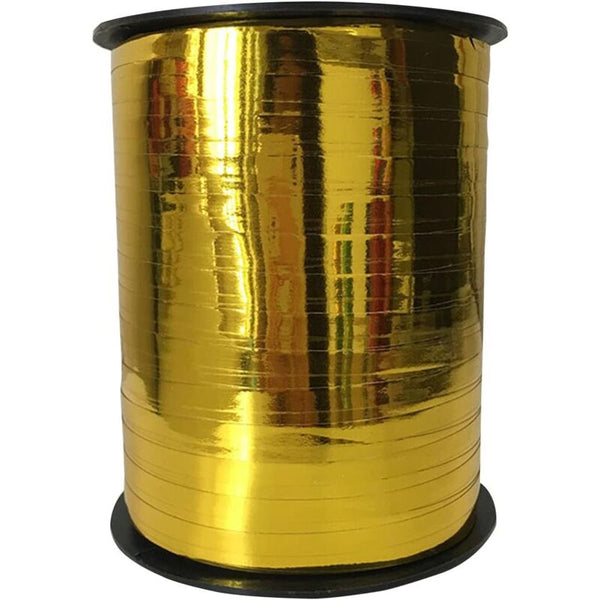 500 Yards (400M) Corrugated Balloon Ribbon Gold Bolduc For Gift Wrapping And Diy Craft Supplies Ribbons & Bows