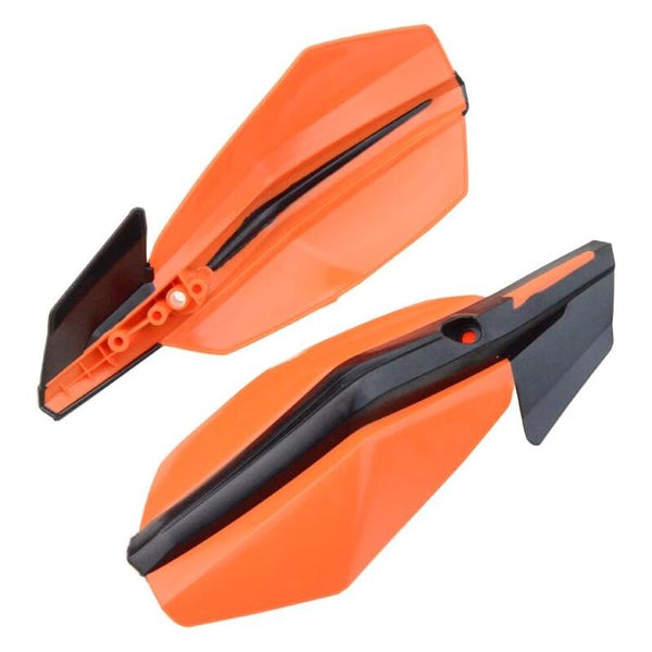 7/8" 22Mm Handguards Motocross Handlebar Brush Guard Replacement For Dirt Bike Atv Off Road Orange Handlebars