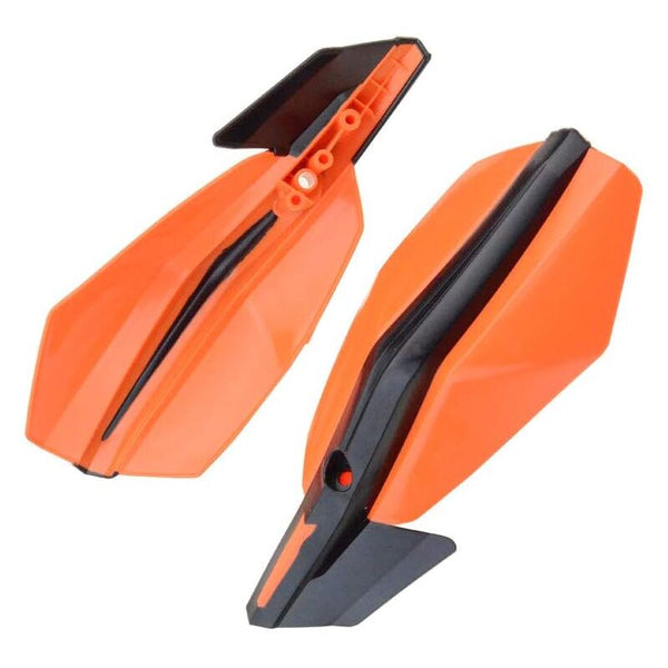 7/8" 22Mm Handguards Motocross Handlebar Brush Guard Replacement For Dirt Bike Atv Off Road Orange Handlebars