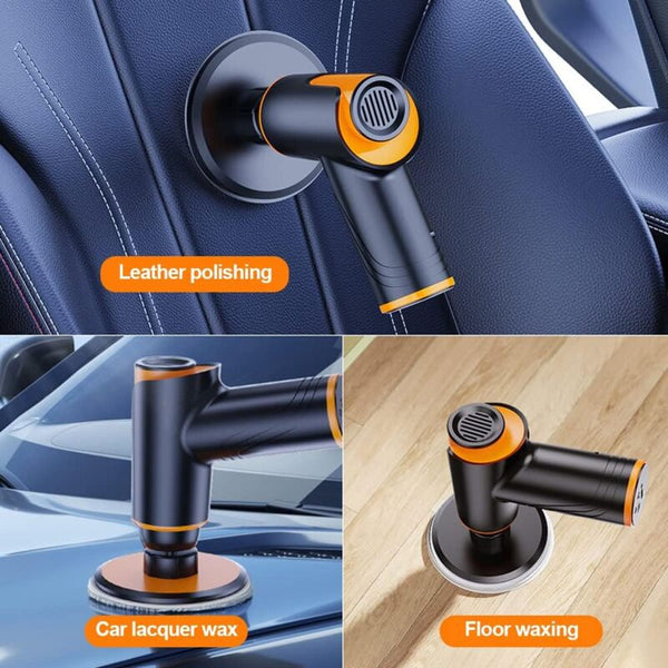 Mini Cordless Car Polisher Rechargeable Polishing Machine 100W 1800Rpm Portable Multifunctional For Buffers & Polishers