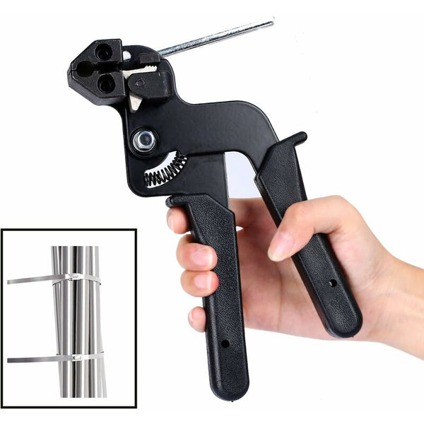 Stainless Steel Cable Tie Gun Pliers With Cutting Function Metal Cable Ties & Organisers
