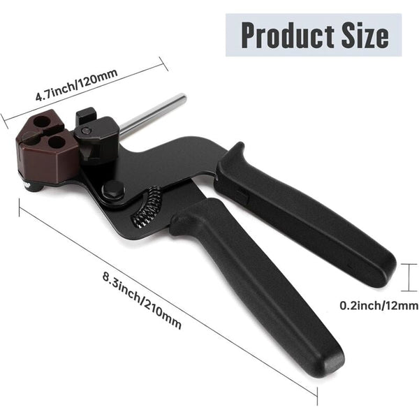 Stainless Steel Cable Tie Gun Pliers With Cutting Function Metal Cable Ties & Organisers