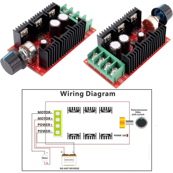 Dc Motor Speed Control Switch 12V 24V 48V 2000W Max 10 50V 40A Pwm Hho Rc Regulator Pack Other Motorcycle Accessories